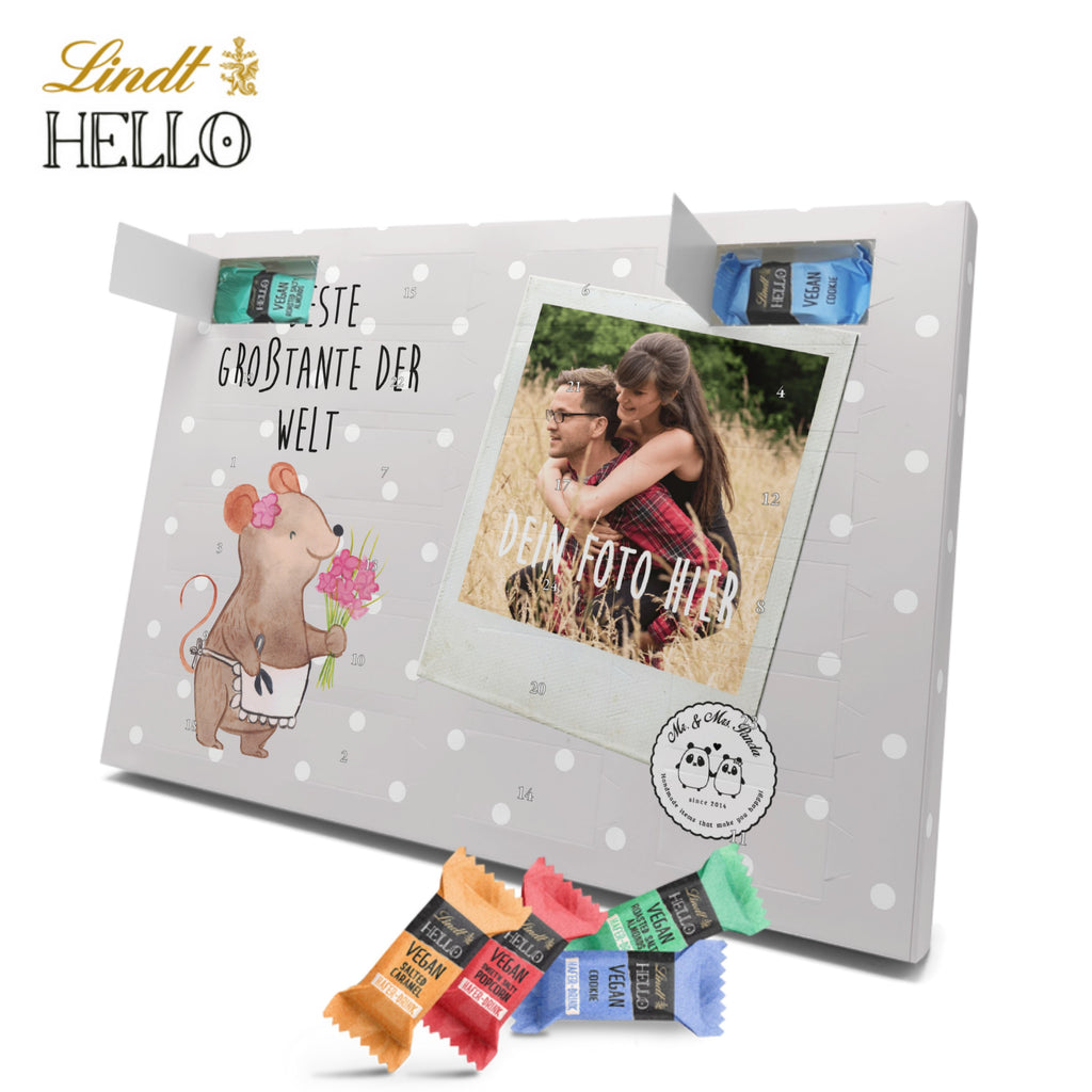 Personalisierter veganer Foto Adventskalender Maus Beste Großtante der Welt Personalisierter veganer Adventskalender, für, Dankeschön, Geschenk, Schenken, Geburtstag, Geburtstagsgeschenk, Geschenkidee, Danke, Bedanken, Mitbringsel, Freude machen, Geschenktipp, Großtante, Grosstante, Tante, Lieblingstante, Familie, Schwester, Tanten, Kleinigkeit, Beste, Nichte, Neffe, Groß