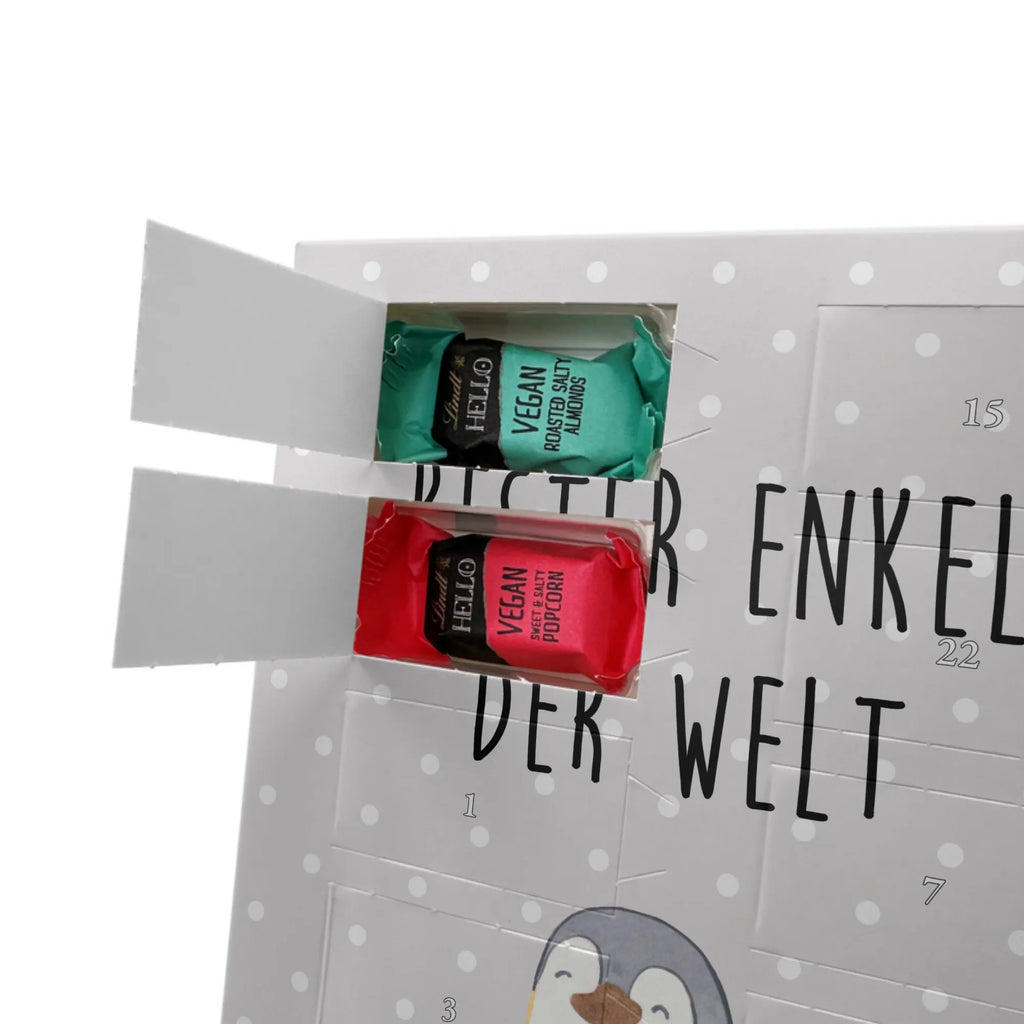 Personalisierter veganer Foto Adventskalender Pinguin Bester Enkel der Welt Personalisierter veganer Foto Adventskalender, für, Dankeschön, Geschenk, Schenken, Geburtstag, Geburtstagsgeschenk, Geschenkidee, Danke, Bedanken, Mitbringsel, Freude machen, Geschenktipp, Enkel, Enkelkind, Enkelsohn, Oma, Opa, Kind von Tochter, Kind von Sohn, Taufe, Großsohn