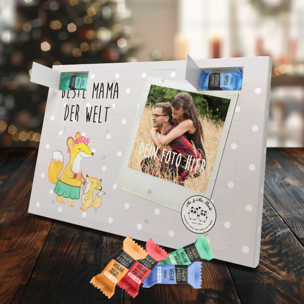 Personalisierter veganer Foto Adventskalender Fuchs Beste Mama der Welt Personalisierter veganer Adventskalender, für, Dankeschön, Geschenk, Schenken, Geburtstag, Geburtstagsgeschenk, Geschenkidee, Danke, Bedanken, Mitbringsel, Freude machen, Geschenktipp, Mama, Mami, Mutter, Muttertag, Mutti, Ma, Tochter, Sohn, Beste Mama, Beste, Supermama