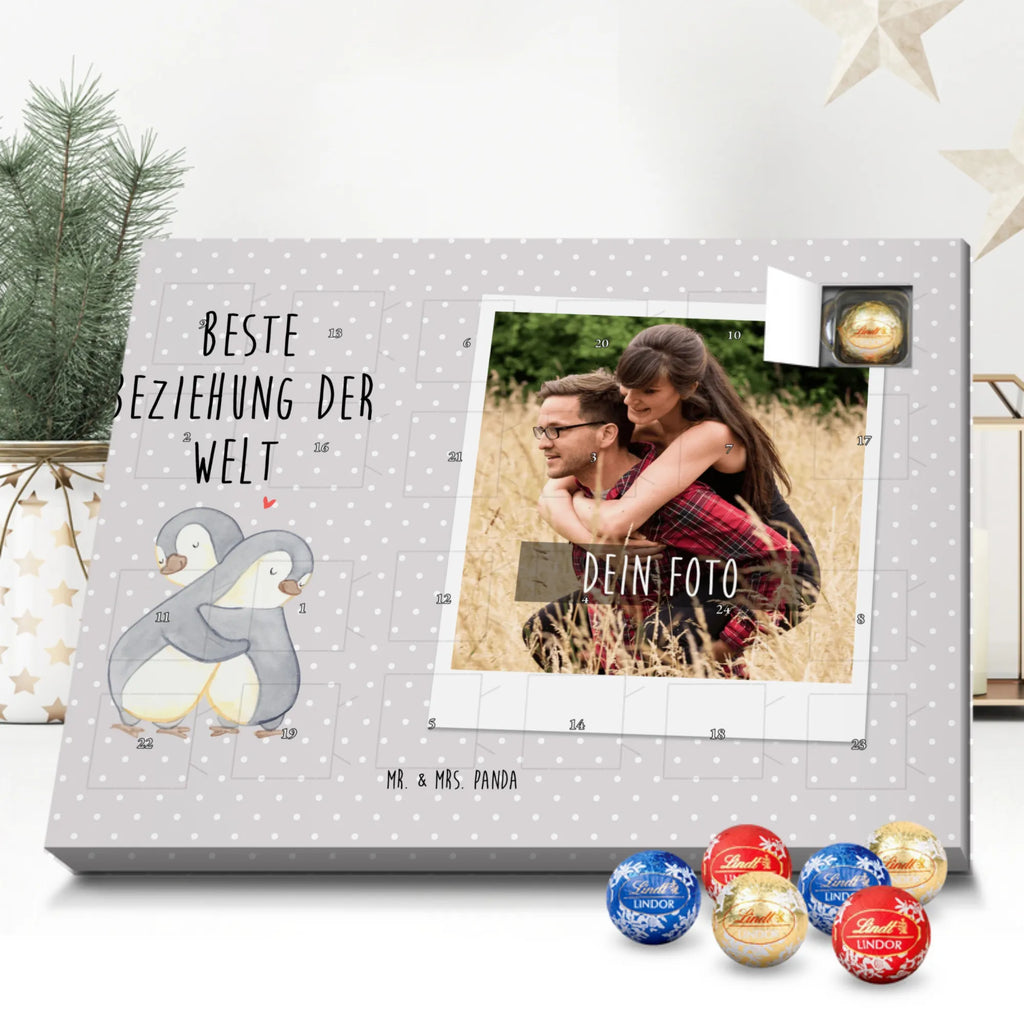 Personalisierter Kugel Markenschokolade Foto Adventskalender Pinguin Beste Beziehung der Welt Personalisierter Kugel Markenschokolade Foto Adventskalender, für, Dankeschön, Geschenk, Schenken, Geburtstag, Geburtstagsgeschenk, Geschenkidee, Danke, Bedanken, Mitbringsel, Freude machen, Geschenktipp, Beziehung, Zusammen sein, Miteinander gehen, Liebe, Verlieb, Liebesgeschenk