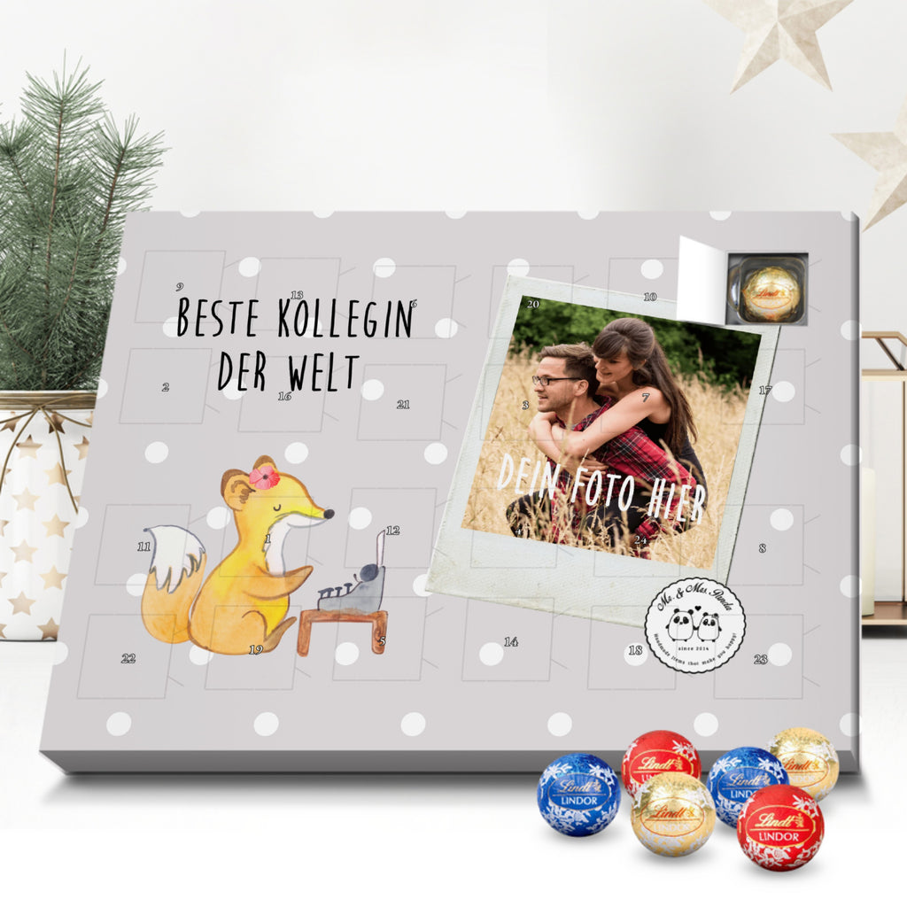 Personalisierter Kugel Markenschokolade Foto Adventskalender Fuchs Beste Kollegin der Welt Personalisierter Kugel Markenschokolade Adventskalender, für, Dankeschön, Geschenk, Schenken, Geburtstag, Geburtstagsgeschenk, Geschenkidee, Danke, Bedanken, Mitbringsel, Freude machen, Geschenktipp, Arbeitskollegin, Kollegin, Freundin, Büro, Abschiedsgeschenk, Ruhestand, Arbeit, Mitarbeiterin, Berufsgenossin, Beruf