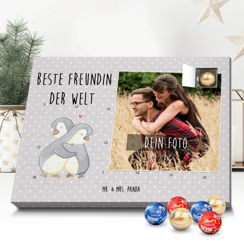 Personalisierter Kugel Markenschokolade Foto Adventskalender Pinguin Beste Freundin der Welt Personalisierter Kugel Markenschokolade Foto Adventskalender, für, Dankeschön, Geschenk, Schenken, Geburtstag, Geburtstagsgeschenk, Geschenkidee, Danke, Bedanken, Mitbringsel, Freude machen, Geschenktipp, Freundin, beste Freundin, Ehefrau, Frau, bae, bff, Freundinnen, Jahrestag, Freundschaft. Liebste, beste, Spruch