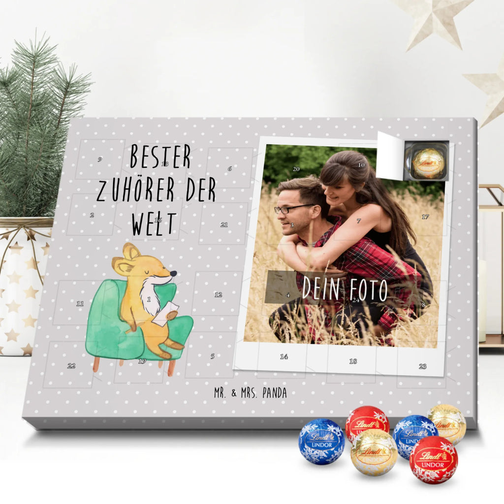 Personalisierter Kugel Markenschokolade Foto Adventskalender Fuchs Bester Zuhörer der Welt Personalisierter Kugel Markenschokolade Foto Adventskalender, für, Dankeschön, Geschenk, Schenken, Geburtstag, Geburtstagsgeschenk, Geschenkidee, Danke, Bedanken, Mitbringsel, Freude machen, Geschenktipp, Zuhörer, Freund, Freundin, offenes Ohr, Hilfsbereit, Hilfe