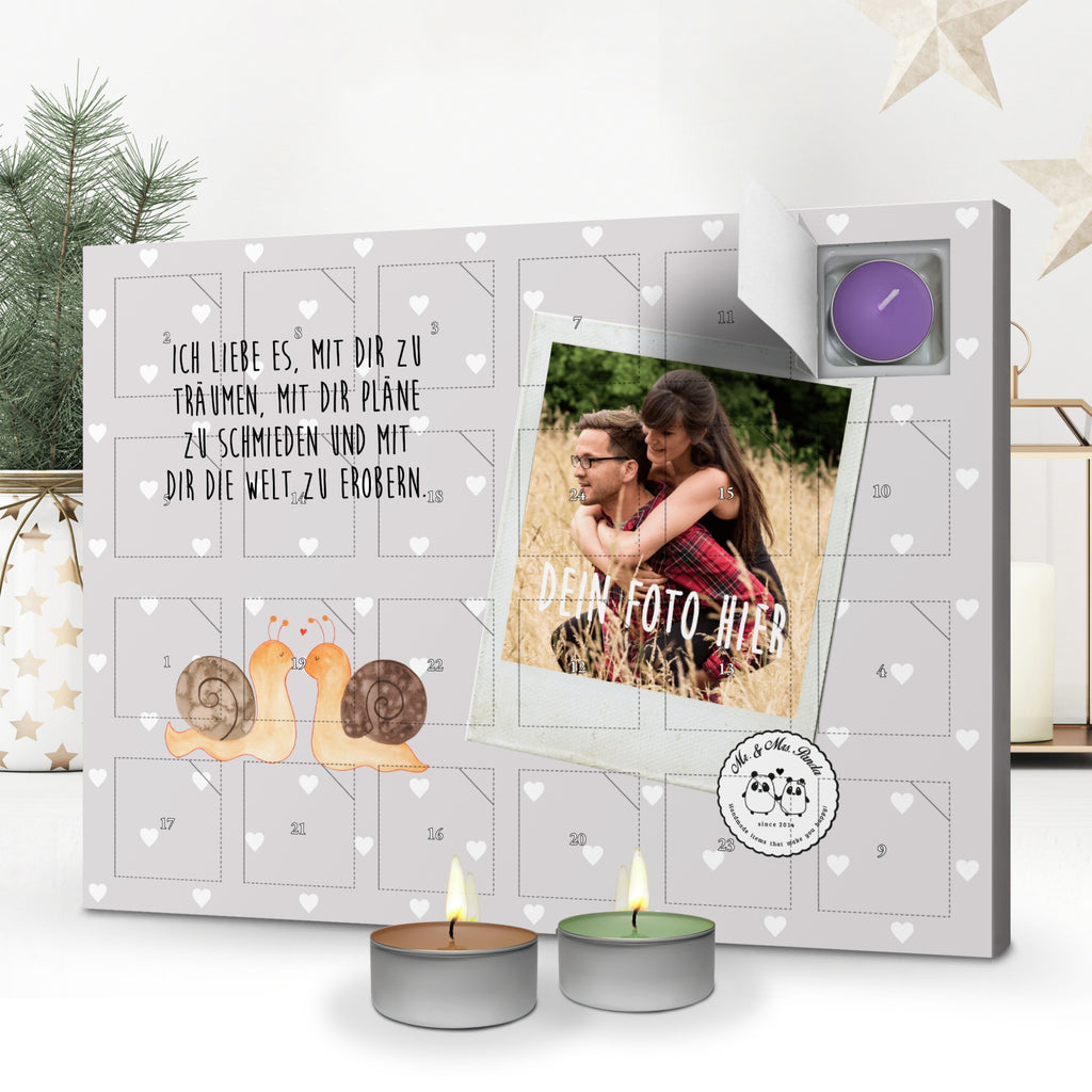 Personalisierter Duftkerzen Foto Adventskalender Schnecken Liebe Personalisierter Duftkerzen Adventskalender, Liebe, Partner, Freund, Freundin, Ehemann, Ehefrau, Heiraten, Verlobung, Heiratsantrag, Liebesgeschenk, Jahrestag, Hocheitstag