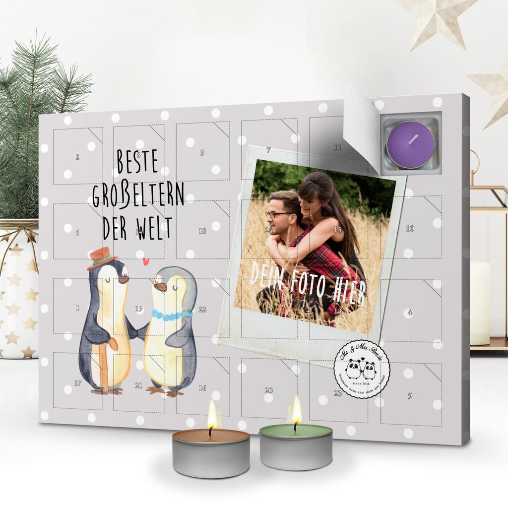 Personalisierter Duftkerzen Foto Adventskalender Pinguin Beste Großeltern der Welt Personalisierter Duftkerzen Adventskalender, für, Dankeschön, Geschenk, Schenken, Geburtstag, Geburtstagsgeschenk, Geschenkidee, Danke, Bedanken, Mitbringsel, Freude machen, Geschenktipp, Großeltern, Grosseltern, Großmutter, Großvater, Opa, Omi, Oma, Opi. Großpapa, Großmama, Enkel, Enkelin, Enkelkind, Kleinigkeit, Omma, Ommi, Oppa, Oppi, Bester