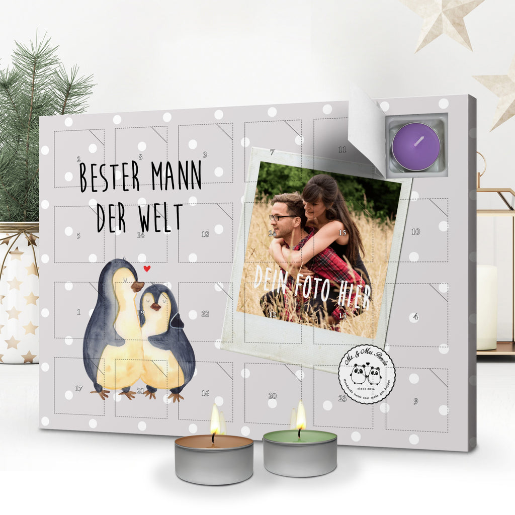 Personalisierter Duftkerzen Foto Adventskalender Pinguin Bester Mann der Welt Personalisierter Duftkerzen Adventskalender, für, Dankeschön, Geschenk, Schenken, Geburtstag, Geburtstagsgeschenk, Geschenkidee, Danke, Bedanken, Mitbringsel, Freude machen, Geschenktipp, Ehemann, Beste, Mann, Partner, Freund, Traummann, Liebling, Ehepartner, Ehe, Gatte, Lebensgefährte, Bräutigam, Kleinigkeit