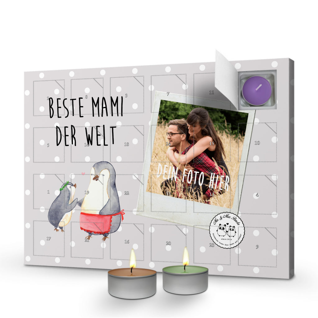 Personalisierter Duftkerzen Foto Adventskalender Pinguin Beste Mami der Welt Personalisierter Duftkerzen Adventskalender, für, Dankeschön, Geschenk, Schenken, Geburtstag, Geburtstagsgeschenk, Geschenkidee, Danke, Bedanken, Mitbringsel, Freude machen, Geschenktipp, Mama, Mami, Mutter, Muttertag, Mutti, Ma, Tochter, Sohn, Beste Mama, Beste, Supermama