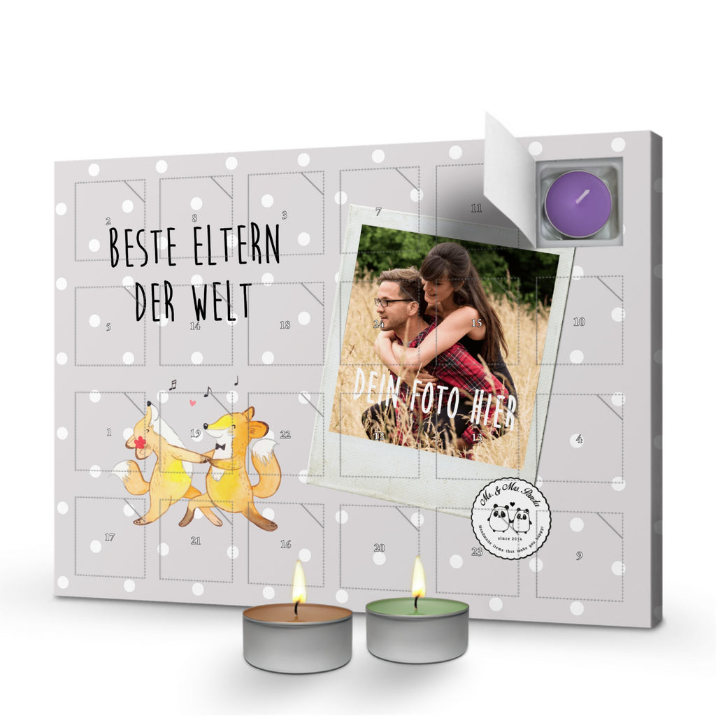 Personalisierter Duftkerzen Foto Adventskalender Fuchs Beste Eltern der Welt Personalisierter Duftkerzen Adventskalender, für, Dankeschön, Geschenk, Schenken, Geburtstag, Geburtstagsgeschenk, Geschenkidee, Danke, Bedanken, Mitbringsel, Freude machen, Geschenktipp, Eltern, Mama, Papa, Erzeuger, Mami, Papi, Familie, Elternpaar, Mama und Papa