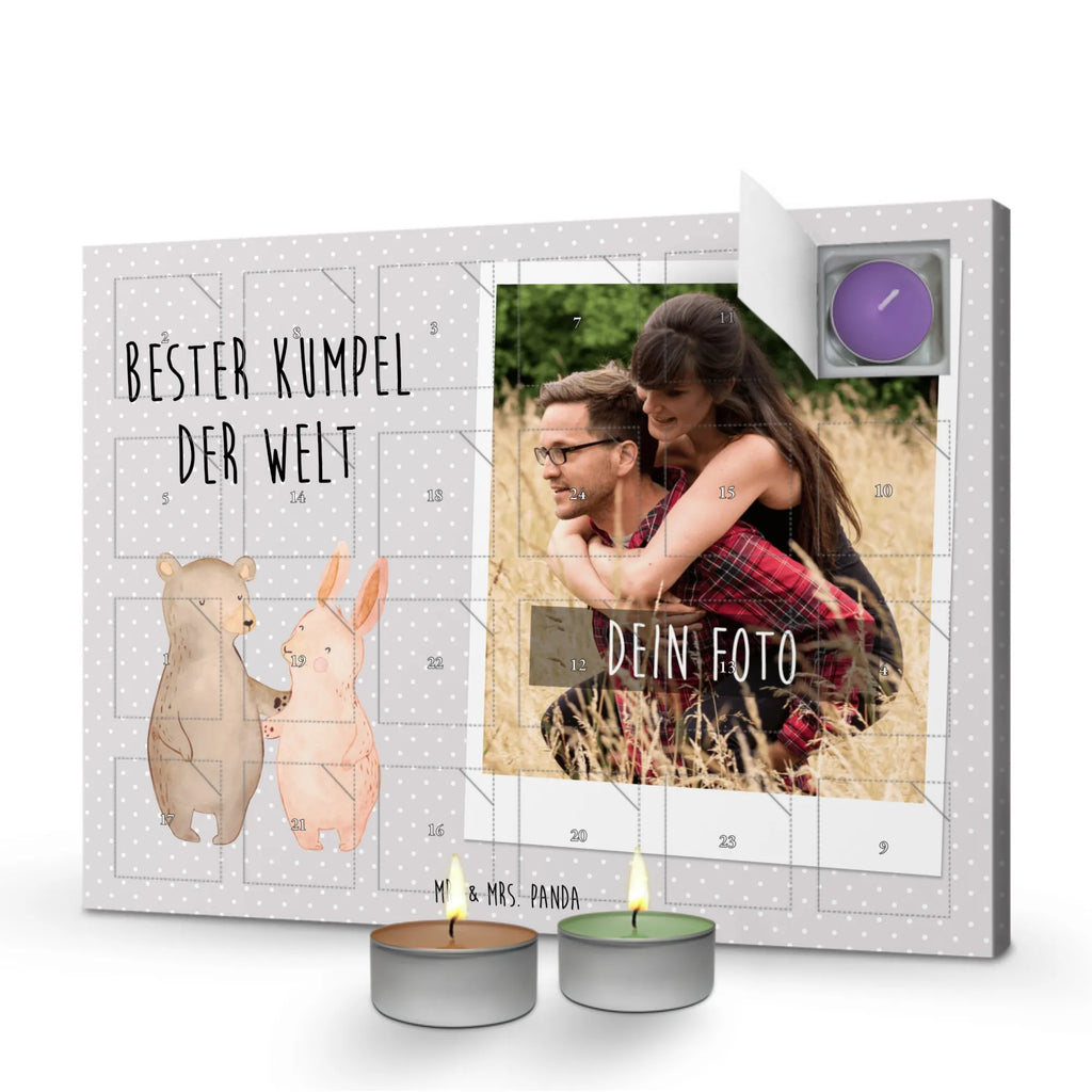 Personalisierter Duftkerzen Foto Adventskalender Hase Bester Kumpel der Welt Personalisierter Duftkerzen Foto Adventskalender, für, Dankeschön, Geschenk, Schenken, Geburtstag, Geburtstagsgeschenk, Geschenkidee, Danke, Bedanken, Mitbringsel, Freude machen, Geschenktipp, Kumpel, Kumpane, bester Freund, Bro, Buddy, Kollege, best friends, Freundschaft, Liebster, Bester