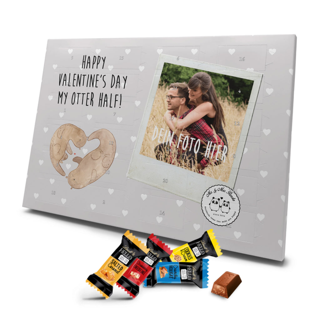 Personalisierter Markenschokolade Foto Adventskalender Otter Valentine Personalisierter Adventskalender, Liebe, Partner, Freund, Freundin, Ehemann, Ehefrau, Heiraten, Verlobung, Heiratsantrag, Liebesgeschenk, Jahrestag, Hocheitstag, Valentinstag, Geschenk für Frauen, Hochzeitstag, Mitbringsel, Geschenk für Freundin, Geschenk für Partner, Liebesbeweis, für Männer, für Ehemann