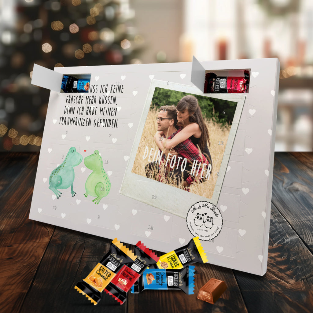 Personalisierter Markenschokolade Foto Adventskalender Frosch Liebe Personalisierter Adventskalender, Liebe, Partner, Freund, Freundin, Ehemann, Ehefrau, Heiraten, Verlobung, Heiratsantrag, Liebesgeschenk, Jahrestag, Hocheitstag, Verliebt, Verlobt, Verheiratet, Geschenk Freundin, Geschenk Freund, Liebesbeweis, Hochzeitstag, Geschenk Hochzeit, Frosch, Frösche, Froschkönig, Fröschchen