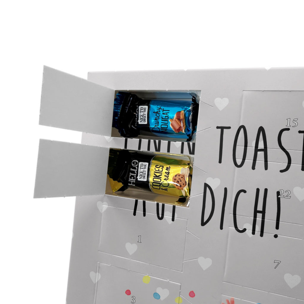 Personalisierter Markenschokolade Foto Adventskalender Toast Party Personalisierter Adventskalender, Liebe, Partner, Freund, Freundin, Ehemann, Ehefrau, Heiraten, Verlobung, Heiratsantrag, Liebesgeschenk, Jahrestag, Hocheitstag, Valentinstag, Geschenk für Frauen, Hochzeitstag, Mitbringsel, Geschenk für Freundin, Geschenk für Partner, Liebesbeweis, für Männer, für Ehemann