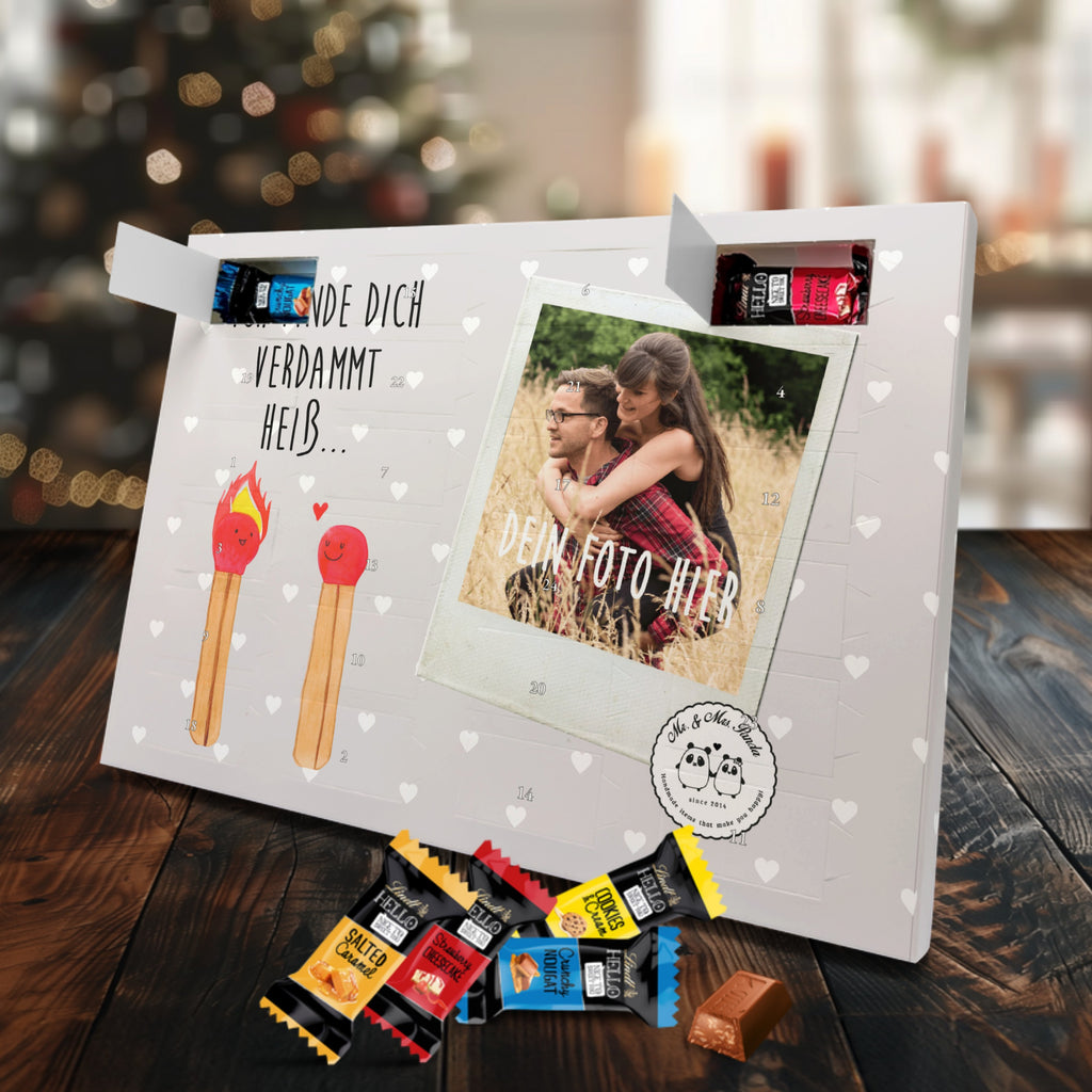 Personalisierter Markenschokolade Foto Adventskalender Streichhölzer Personalisierter Adventskalender, Liebe, Partner, Freund, Freundin, Ehemann, Ehefrau, Heiraten, Verlobung, Heiratsantrag, Liebesgeschenk, Jahrestag, Hocheitstag, Streichhölzer