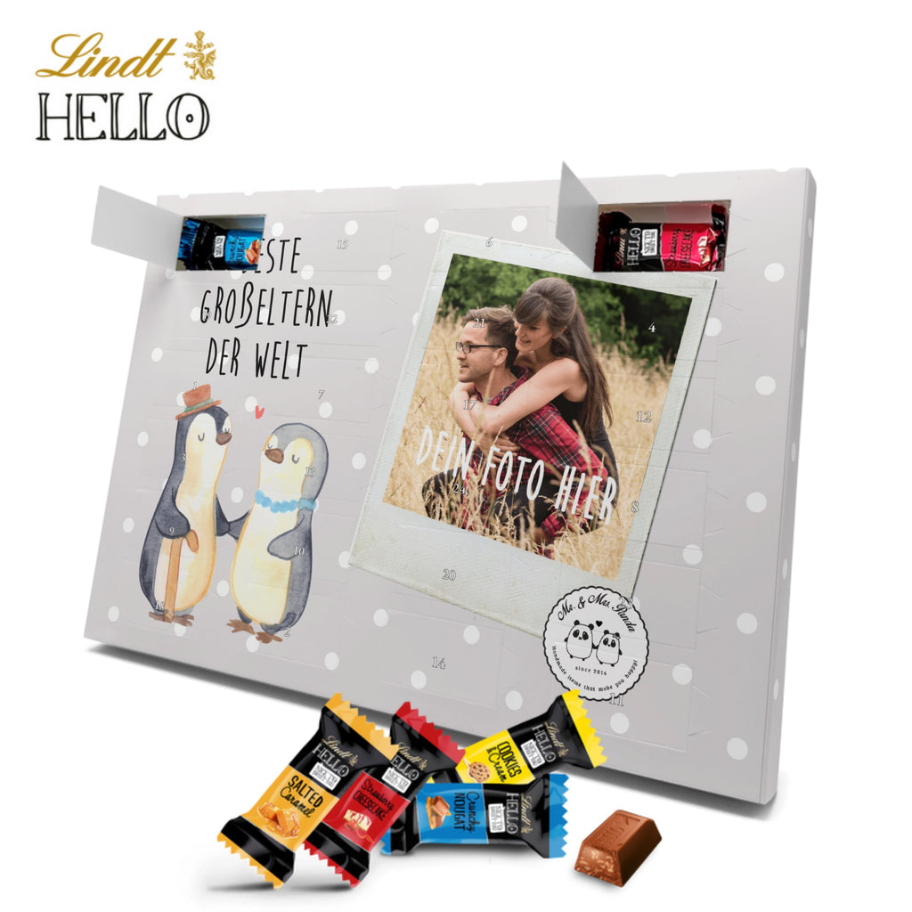 Personalisierter Markenschokolade Foto Adventskalender Pinguin Beste Großeltern der Welt Personalisierter Adventskalender, für, Dankeschön, Geschenk, Schenken, Geburtstag, Geburtstagsgeschenk, Geschenkidee, Danke, Bedanken, Mitbringsel, Freude machen, Geschenktipp, Großeltern, Grosseltern, Großmutter, Großvater, Opa, Omi, Oma, Opi. Großpapa, Großmama, Enkel, Enkelin, Enkelkind, Kleinigkeit, Omma, Ommi, Oppa, Oppi, Bester