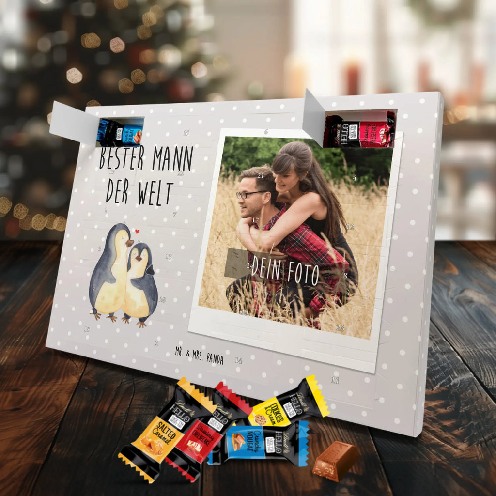 Personalisierter Markenschokolade Foto Adventskalender Pinguin Bester Mann der Welt Personalisierter Markenschokolade Foto Adventskalender, für, Dankeschön, Geschenk, Schenken, Geburtstag, Geburtstagsgeschenk, Geschenkidee, Danke, Bedanken, Mitbringsel, Freude machen, Geschenktipp, Ehemann, Beste, Mann, Partner, Freund, Traummann, Liebling, Ehepartner, Ehe, Gatte, Lebensgefährte, Bräutigam, Kleinigkeit