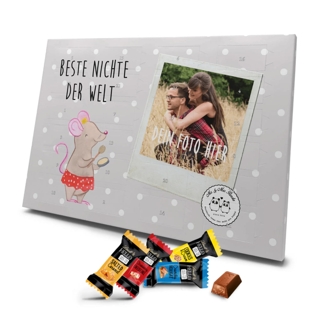 Personalisierter Markenschokolade Foto Adventskalender Maus Beste Nichte der Welt Personalisierter Markenschokolade Foto Adventskalender, für, Dankeschön, Geschenk, Schenken, Geburtstag, Geburtstagsgeschenk, Geschenkidee, Danke, Bedanken, Mitbringsel, Freude machen, Geschenktipp, Nichte, Onkel, Tante, Patentante, Patenonkel, Patenkind, Taufe, Tochter der Schwester, Tochter des Bruders, Beste