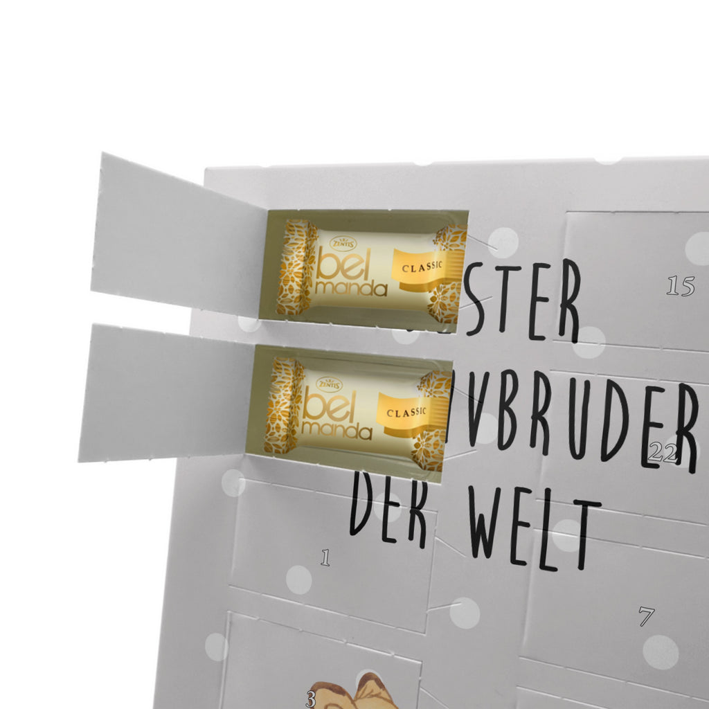 Personalisierter Marzipan Foto Adventskalender Fuchs Bester Adoptivbruder der Welt Personalisierter Marzipan Adventskalender, für, Dankeschön, Geschenk, Schenken, Geburtstag, Geburtstagsgeschenk, Geschenkidee, Danke, Bedanken, Mitbringsel, Freude machen, Geschenktipp, Adoptivbruder, adoptiert, Bruder, Brudi, Geschwister, Bruderherz, Schwester, Familie, Kleinigkeit, Brother, Bester, Sohn