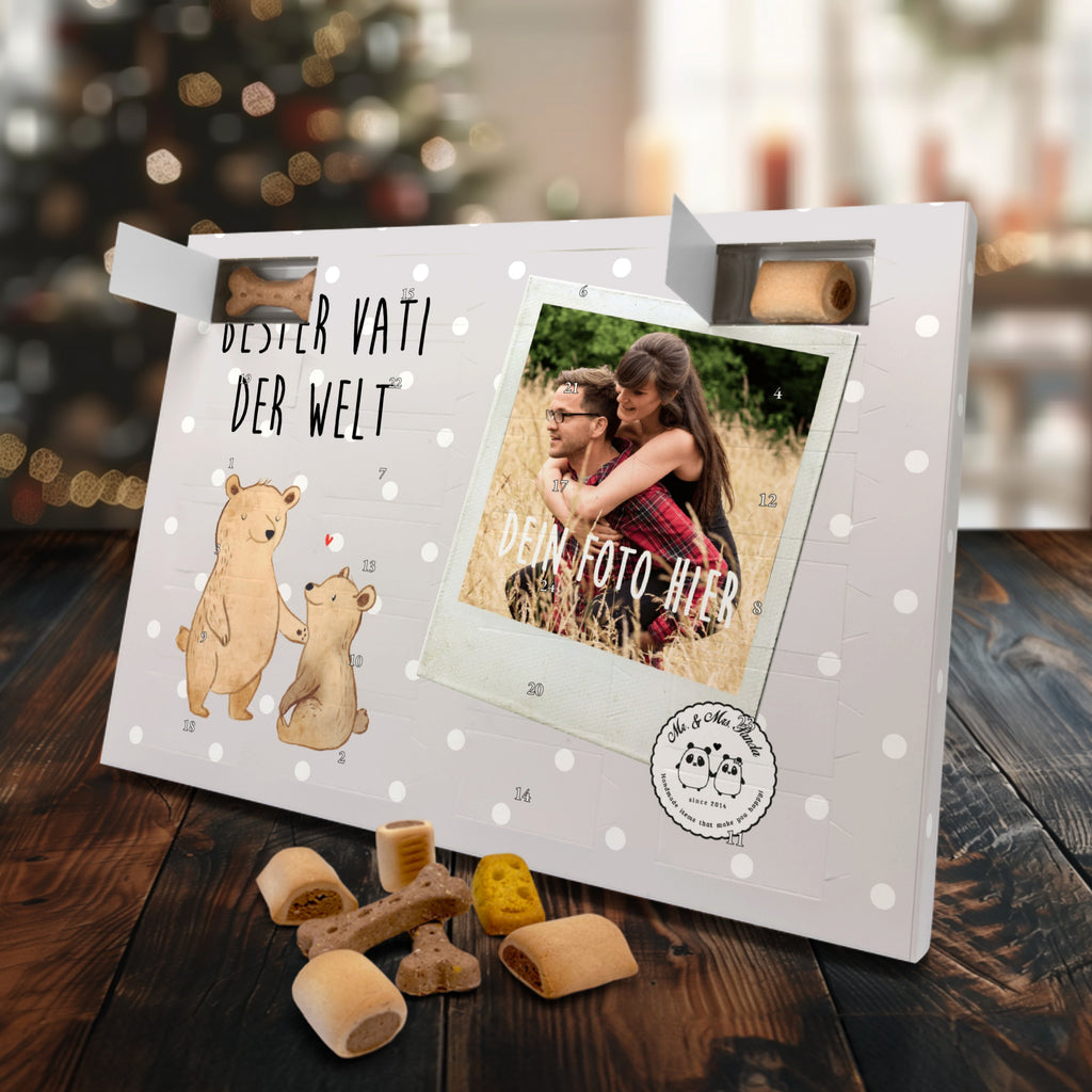 Personalisierter Hunde Foto Adventskalender Bär Bester Vati der Welt Hunde Adventskalender, für, Dankeschön, Geschenk, Schenken, Geburtstag, Geburtstagsgeschenk, Geschenkidee, Danke, Bedanken, Mitbringsel, Freude machen, Geschenktipp, Vater, Papa, Dad, Daddy, Paps, Papi, Vati, Eltern, Geschenk Vater, Mann, Familie, Bester, Kleinigkeit