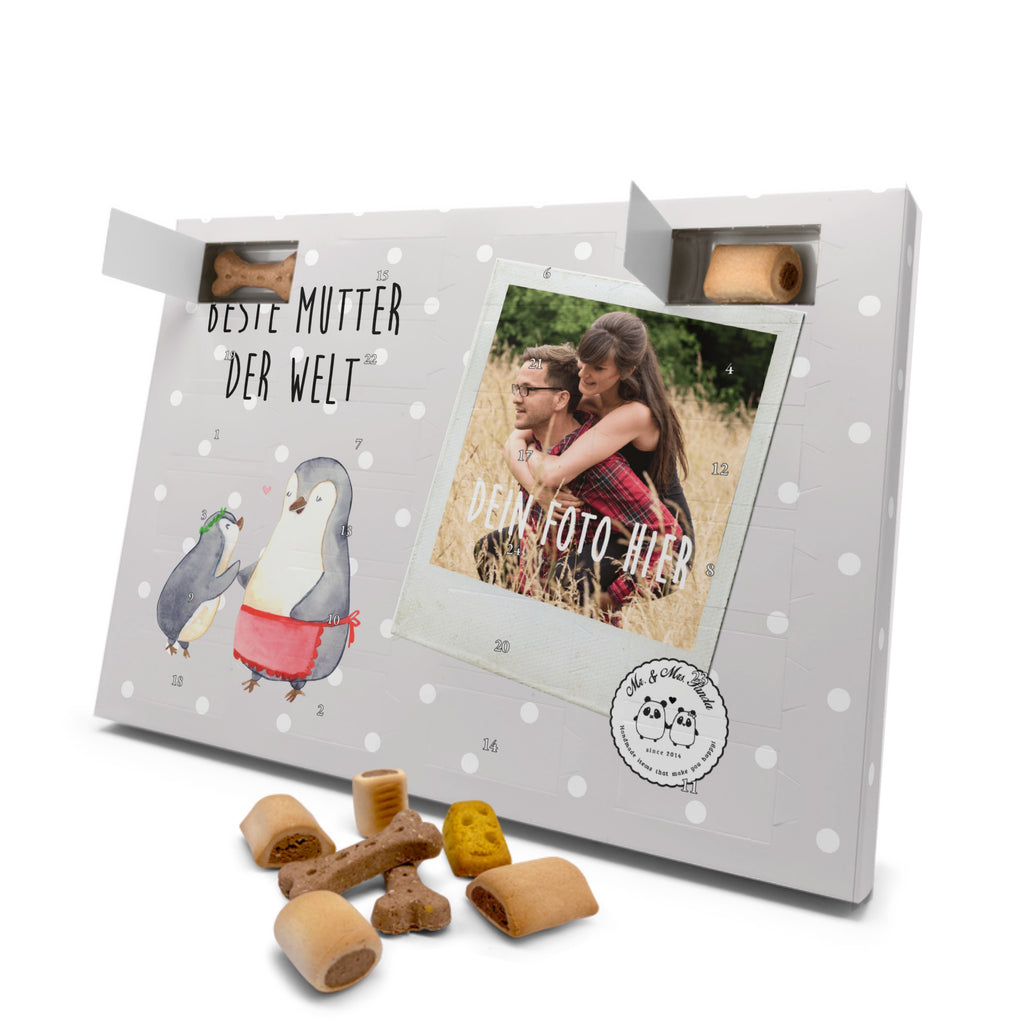 Personalisierter Hunde Foto Adventskalender Pinguin Beste Mutter der Welt Hunde Adventskalender, für, Dankeschön, Geschenk, Schenken, Geburtstag, Geburtstagsgeschenk, Geschenkidee, Danke, Bedanken, Mitbringsel, Freude machen, Geschenktipp, Mama, Mami, Mutter, Muttertag, Mutti, Ma, Tochter, Sohn, Beste Mama, Beste, Supermama