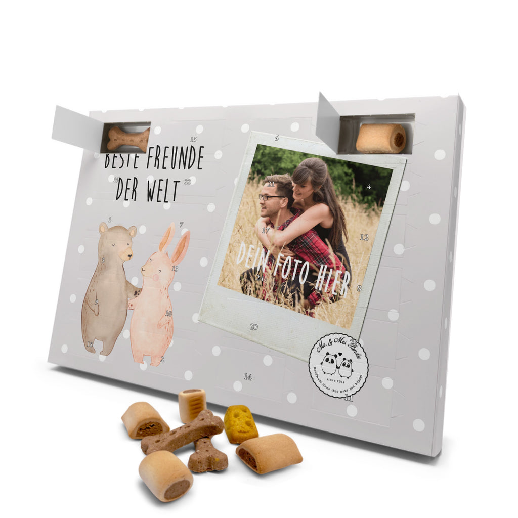 Personalisierter Hunde Foto Adventskalender Hase Beste Freunde der Welt Hunde Adventskalender, für, Dankeschön, Geschenk, Schenken, Geburtstag, Geburtstagsgeschenk, Geschenkidee, Danke, Bedanken, Mitbringsel, Freude machen, Geschenktipp, Freunde, best friends, Freundschaft, Freundin, Freund, Clique, Kumpel, bae, bff