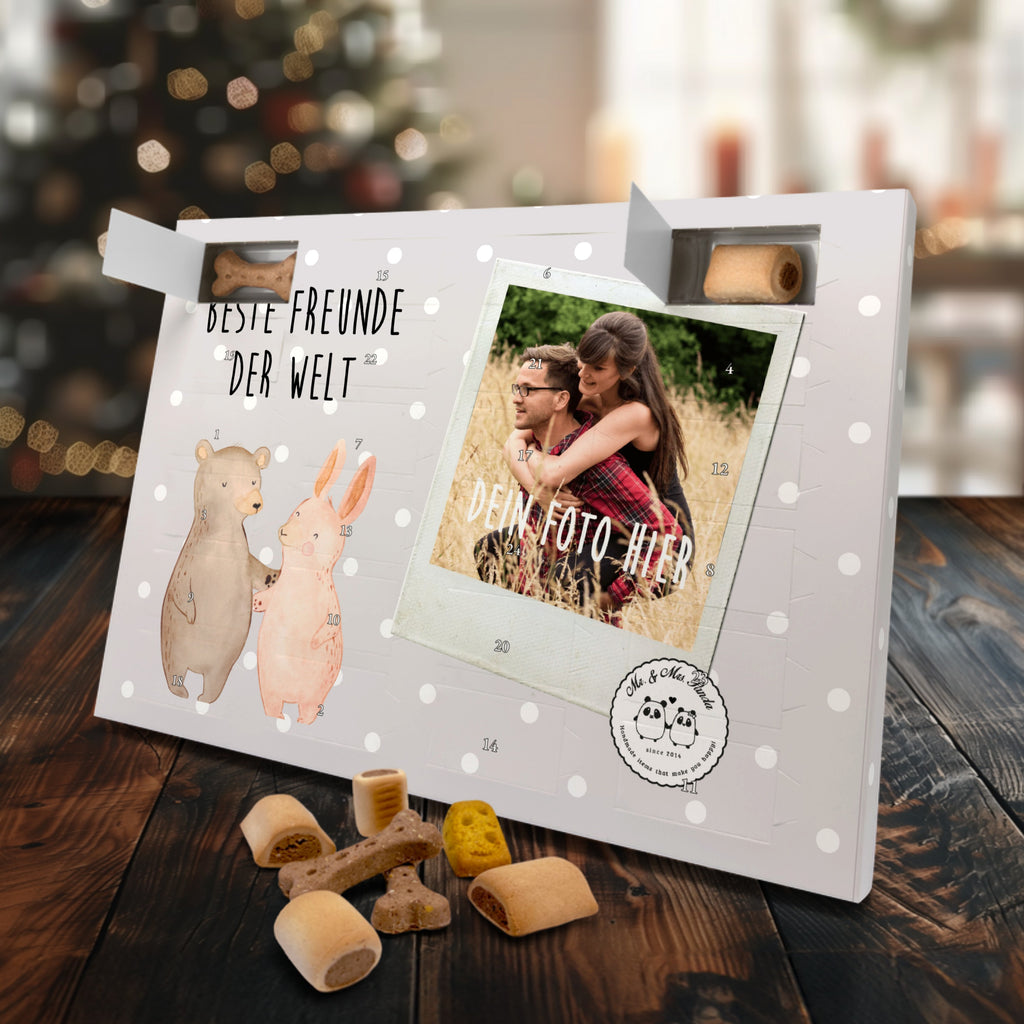 Personalisierter Hunde Foto Adventskalender Hase Beste Freunde der Welt Hunde Adventskalender, für, Dankeschön, Geschenk, Schenken, Geburtstag, Geburtstagsgeschenk, Geschenkidee, Danke, Bedanken, Mitbringsel, Freude machen, Geschenktipp, Freunde, best friends, Freundschaft, Freundin, Freund, Clique, Kumpel, bae, bff