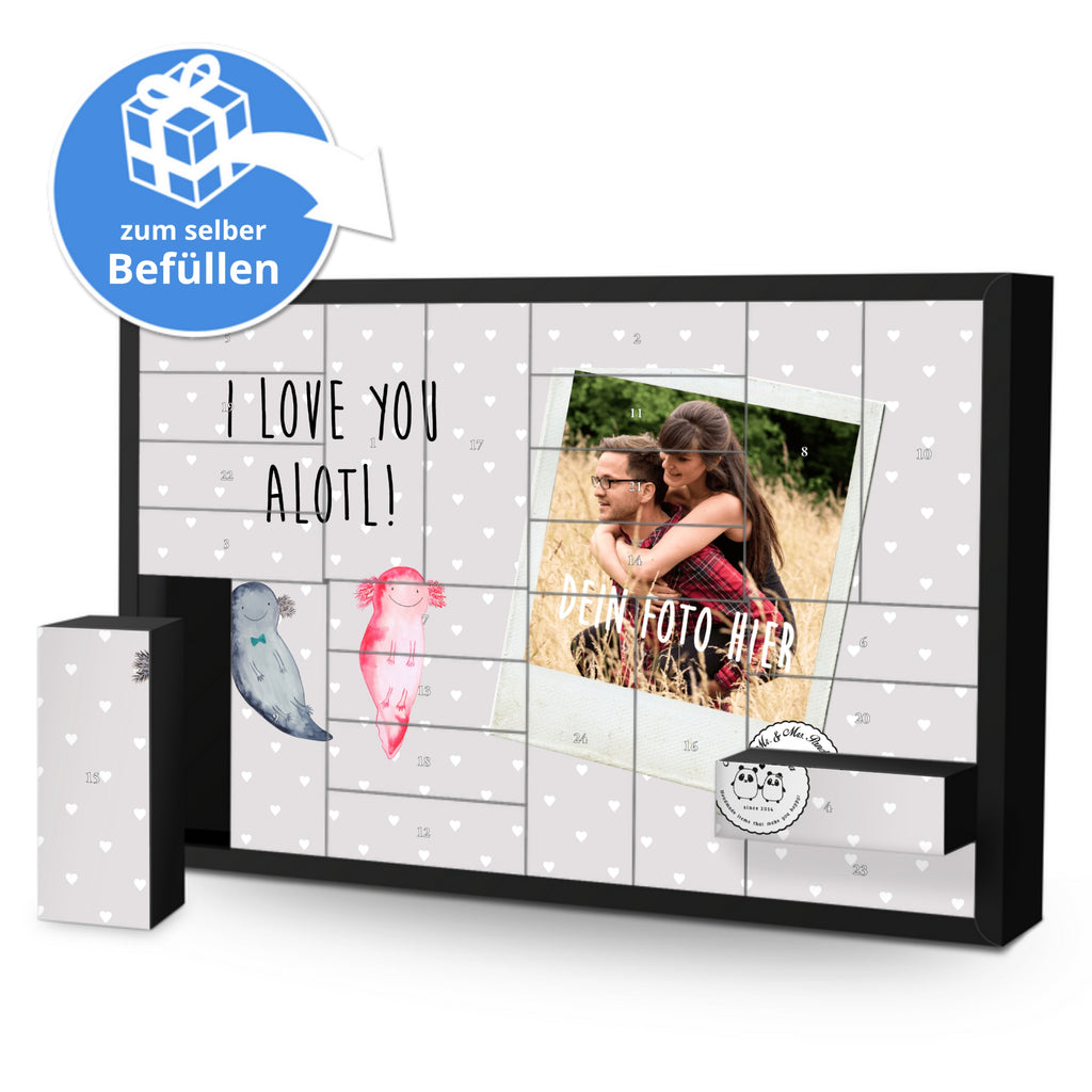 Personalisierter Befüllbarer Foto Adventskalender Axolotl Liebe Befüllbarer Adventskalender, Adventskalender zum selbst befüllen, Liebe, Partner, Freund, Freundin, Ehemann, Ehefrau, Heiraten, Verlobung, Heiratsantrag, Liebesgeschenk, Jahrestag, Hocheitstag, Valentinstag, Geschenk für Frauen, Hochzeitstag, Mitbringsel, Geschenk für Freundin, Geschenk für Partner, Liebesbeweis, für Männer, für Ehemann