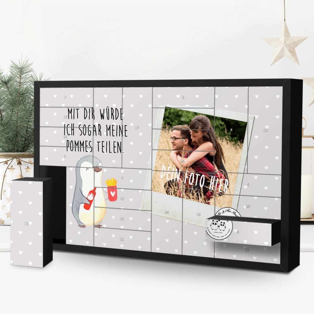 Personalisierter Befüllbarer Foto Adventskalender Pinguin Pommes Befüllbarer Adventskalender, Adventskalender zum selbst befüllen, Liebe, Partner, Freund, Freundin, Ehemann, Ehefrau, Heiraten, Verlobung, Heiratsantrag, Liebesgeschenk, Jahrestag, Hocheitstag, Valentinstag, Geschenk für Frauen, Hochzeitstag, Mitbringsel, Geschenk für Freundin, Geschenk für Partner, Liebesbeweis, für Männer, für Ehemann