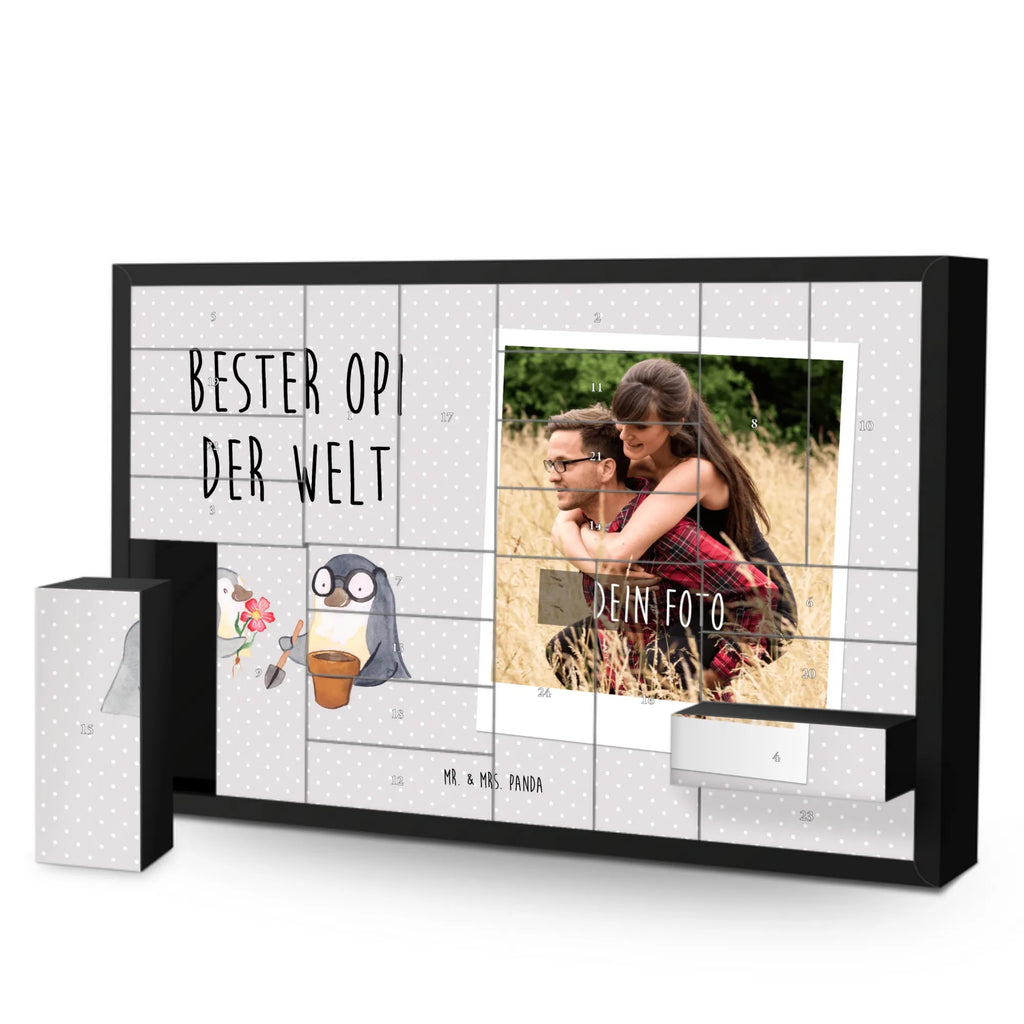 Personalisierter Befüllbarer Foto Adventskalender Pinguin Bester Opi der Welt Personalisierter Befüllbarer Foto Adventskalender, für, Dankeschön, Geschenk, Schenken, Geburtstag, Geburtstagsgeschenk, Geschenkidee, Danke, Bedanken, Mitbringsel, Freude machen, Geschenktipp, Großvater, Grossvater, Opa, Opi. Großpapa, Großeltern, Nichte, Neffe, Kleinigkeit, Oppa, Oppi, Bester