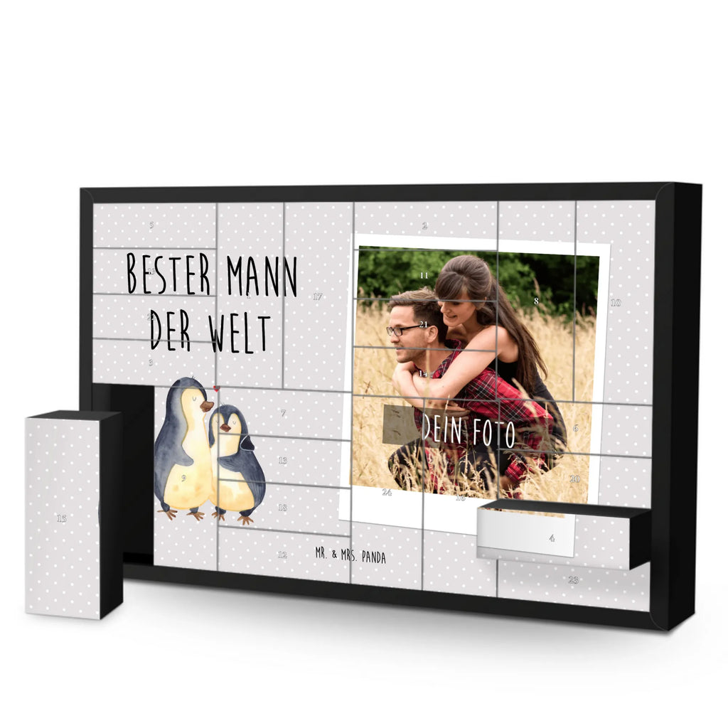 Personalisierter Befüllbarer Foto Adventskalender Pinguin Bester Mann der Welt Personalisierter Befüllbarer Foto Adventskalender, für, Dankeschön, Geschenk, Schenken, Geburtstag, Geburtstagsgeschenk, Geschenkidee, Danke, Bedanken, Mitbringsel, Freude machen, Geschenktipp, Ehemann, Beste, Mann, Partner, Freund, Traummann, Liebling, Ehepartner, Ehe, Gatte, Lebensgefährte, Bräutigam, Kleinigkeit