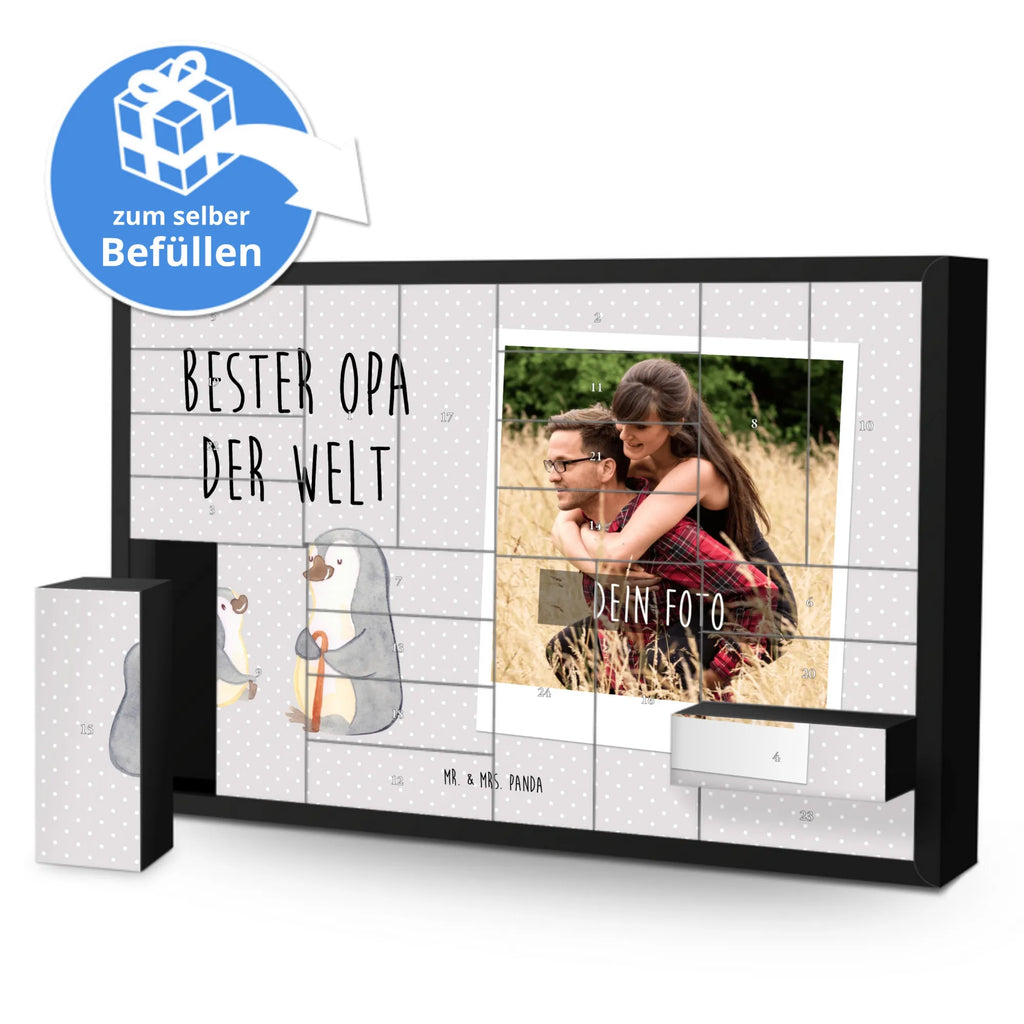 Personalisierter Befüllbarer Foto Adventskalender Pinguin Bester Opa der Welt Personalisierter Befüllbarer Foto Adventskalender, für, Dankeschön, Geschenk, Schenken, Geburtstag, Geburtstagsgeschenk, Geschenkidee, Danke, Bedanken, Mitbringsel, Freude machen, Geschenktipp, Großvater, Grossvater, Opa, Opi. Großpapa, Großeltern, Enkel, Enkelin, Enkelkind, Kleinigkeit, Oppa, Oppi, Bester