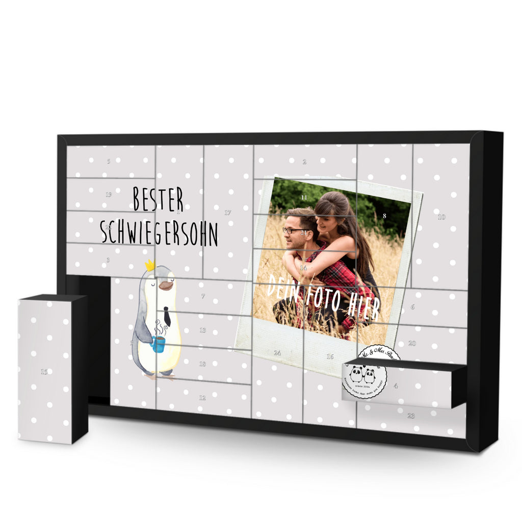 Personalisierter Befüllbarer Foto Adventskalender Pinguin Bester Schwiegersohn Befüllbarer Adventskalender, Adventskalender zum selbst befüllen, für, Dankeschön, Geschenk, Schenken, Geburtstag, Geburtstagsgeschenk, Geschenkidee, Danke, Bedanken, Mitbringsel, Freude machen, Geschenktipp, Schwiegersohn, Tochter, Ehefrau des Sohns, Frau, angeheiratet, Hochzeit, Heirat