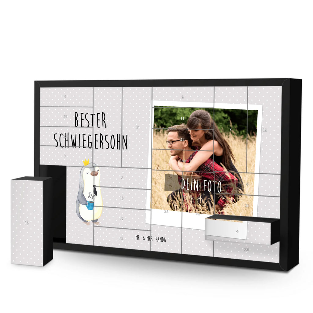 Personalisierter Befüllbarer Foto Adventskalender Pinguin Bester Schwiegersohn Personalisierter Befüllbarer Foto Adventskalender, für, Dankeschön, Geschenk, Schenken, Geburtstag, Geburtstagsgeschenk, Geschenkidee, Danke, Bedanken, Mitbringsel, Freude machen, Geschenktipp, Schwiegersohn, Tochter, Ehefrau des Sohns, Frau, angeheiratet, Hochzeit, Heirat