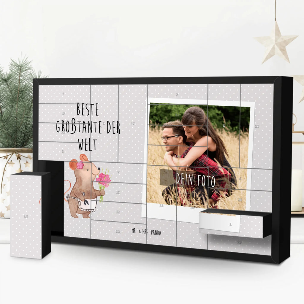 Personalisierter Befüllbarer Foto Adventskalender Maus Beste Großtante der Welt Personalisierter Befüllbarer Foto Adventskalender, für, Dankeschön, Geschenk, Schenken, Geburtstag, Geburtstagsgeschenk, Geschenkidee, Danke, Bedanken, Mitbringsel, Freude machen, Geschenktipp, Großtante, Grosstante, Tante, Lieblingstante, Familie, Schwester, Tanten, Kleinigkeit, Beste, Nichte, Neffe, Groß