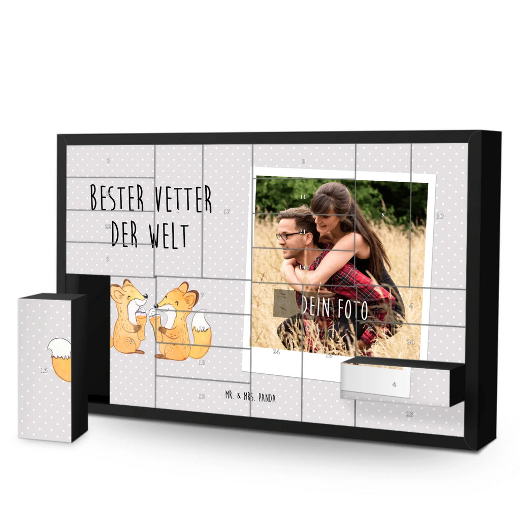 Personalisierter Befüllbarer Foto Adventskalender Fuchs Bester Vetter der Welt Personalisierter Befüllbarer Foto Adventskalender, für, Dankeschön, Geschenk, Schenken, Geburtstag, Geburtstagsgeschenk, Geschenkidee, Danke, Bedanken, Mitbringsel, Freude machen, Geschenktipp, Vetter, Cousin, Kousin, Sohn von Onkel, Sohn von Tante, Familie, Verwandtschaft, Cousine