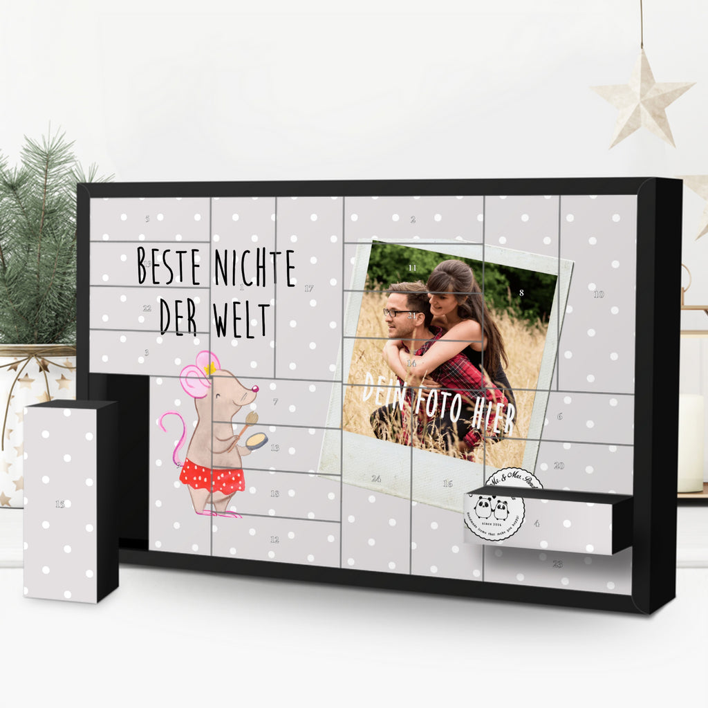 Personalisierter Befüllbarer Foto Adventskalender Maus Beste Nichte der Welt Befüllbarer Adventskalender, Adventskalender zum selbst befüllen, für, Dankeschön, Geschenk, Schenken, Geburtstag, Geburtstagsgeschenk, Geschenkidee, Danke, Bedanken, Mitbringsel, Freude machen, Geschenktipp, Nichte, Onkel, Tante, Patentante, Patenonkel, Patenkind, Taufe, Tochter der Schwester, Tochter des Bruders, Beste