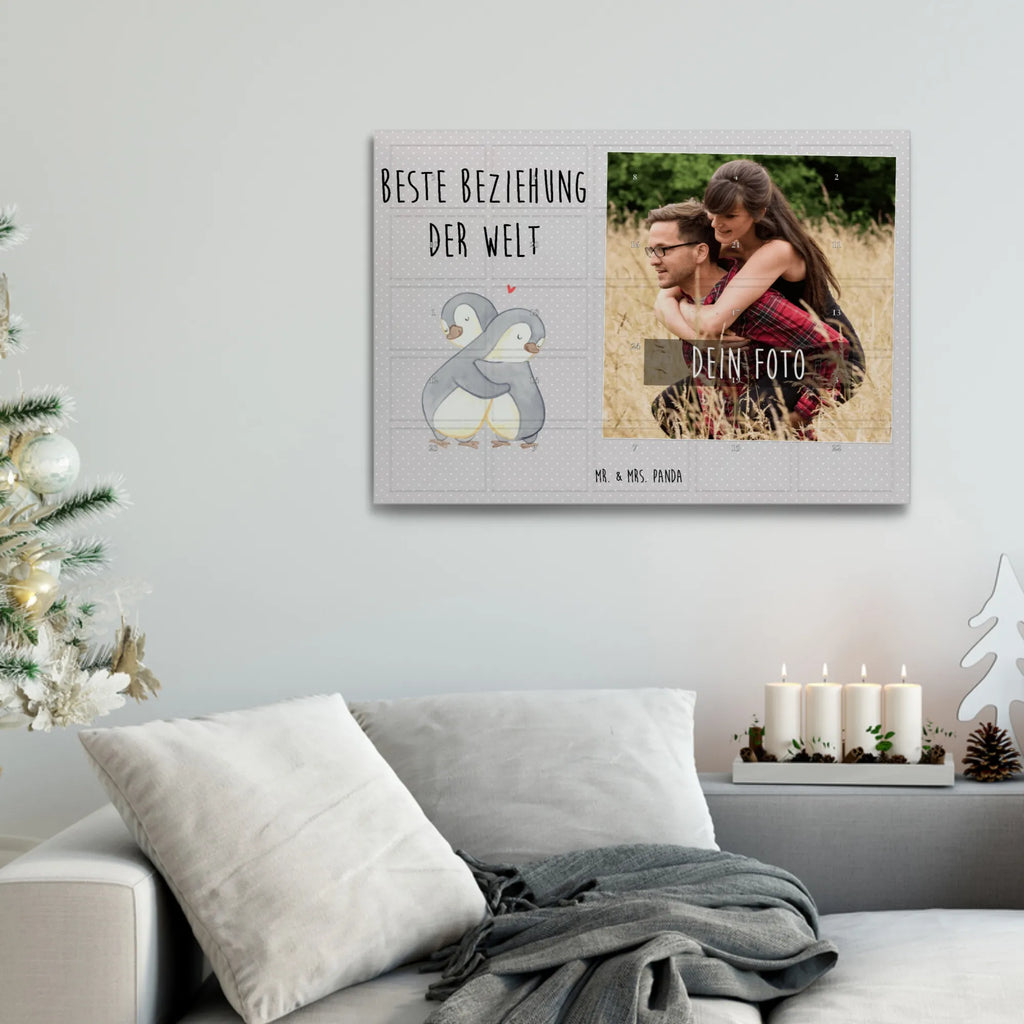 Personalisierter Tee Foto Adventskalender Pinguin Beste Beziehung der Welt Personalisierter Tee Foto Adventskalender, für, Dankeschön, Geschenk, Schenken, Geburtstag, Geburtstagsgeschenk, Geschenkidee, Danke, Bedanken, Mitbringsel, Freude machen, Geschenktipp, Beziehung, Zusammen sein, Miteinander gehen, Liebe, Verlieb, Liebesgeschenk