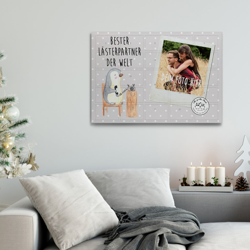 Personalisierter Tee Foto Adventskalender Pinguin Bester Lästerpartner der Welt Personalisierter Tee Adventskalender, für, Dankeschön, Geschenk, Schenken, Geburtstag, Geburtstagsgeschenk, Geschenkidee, Danke, Bedanken, Mitbringsel, Freude machen, Geschenktipp, Lästerpartner, Lesterpartner, lestern, Lästerschwester, Lästern, beste Freundin, Freundin, Spaß, bff