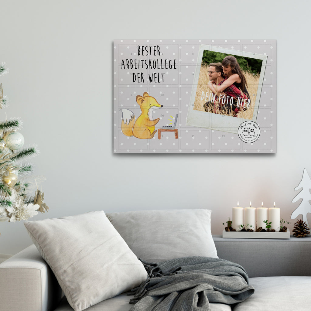 Personalisierter Tee Foto Adventskalender Fuchs Bester Arbeitskollege der Welt Personalisierter Tee Adventskalender, für, Dankeschön, Geschenk, Schenken, Geburtstag, Geburtstagsgeschenk, Geschenkidee, Danke, Bedanken, Mitbringsel, Freude machen, Geschenktipp, Arbeitskollege, Kollege, Büro, Abschiedsgeschenk, Ruhestand, Arbeit, Mitarbeiter, Berufsgenosse, Beruf