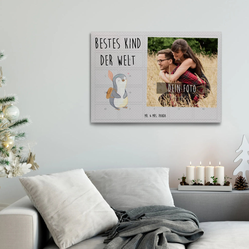 Personalisierter Tee Foto Adventskalender Pinguin Bestes Kind der Welt Personalisierter Tee Foto Adventskalender, für, Dankeschön, Geschenk, Schenken, Geburtstag, Geburtstagsgeschenk, Geschenkidee, Danke, Bedanken, Mitbringsel, Freude machen, Geschenktipp, Kinder, Kind, Kid, Kids, Kiddy, Bestes, Tochter, Sohn, Nachwuchs, Geburt, Liebling, Taufe