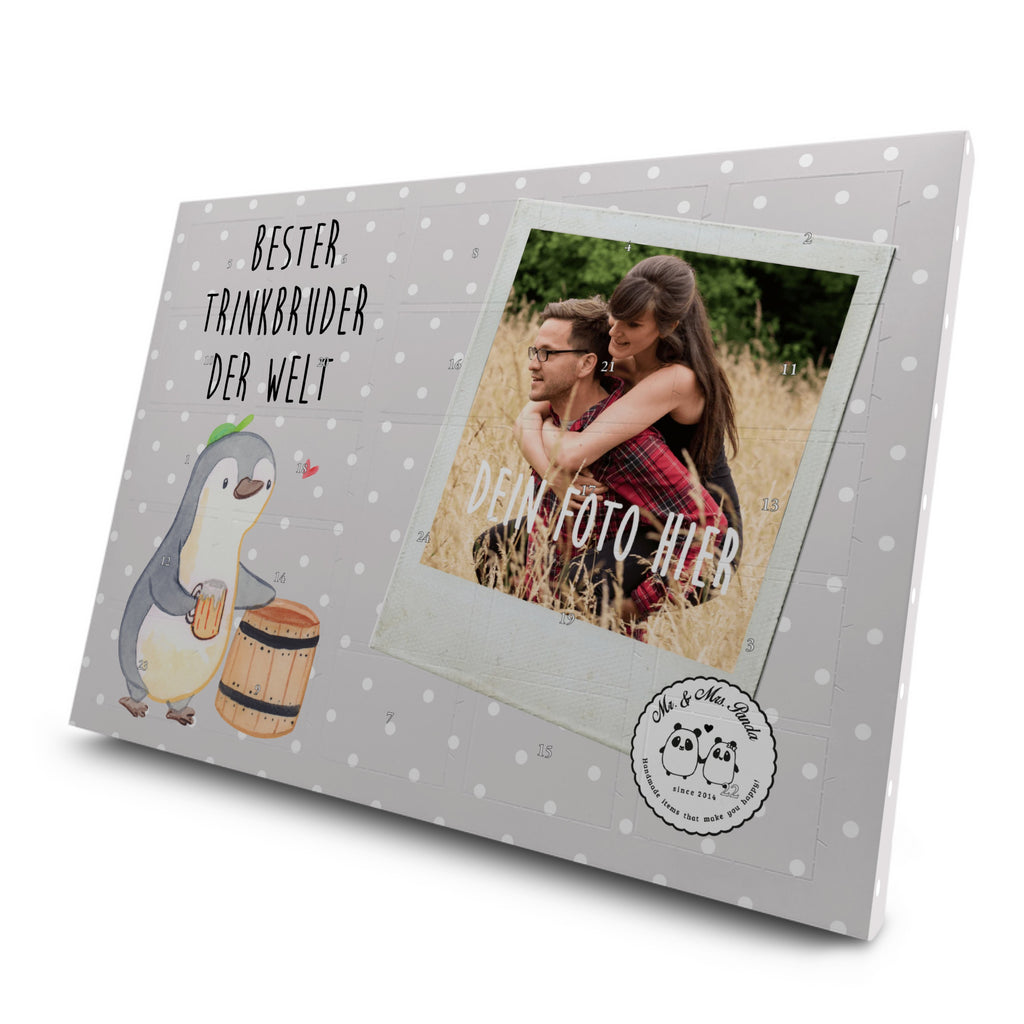 Personalisierter Tee Foto Adventskalender Pinguin Bester Trinkbruder der Welt Personalisierter Tee Adventskalender, für, Dankeschön, Geschenk, Schenken, Geburtstag, Geburtstagsgeschenk, Geschenkidee, Danke, Bedanken, Mitbringsel, Freude machen, Geschenktipp, Trinkbruder, Trinkkumpel, Kumpel, Saufkumpane, Kumpane, Trinken, Party, Kleinigkeit