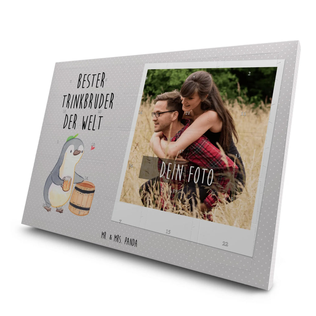 Personalisierter Tee Foto Adventskalender Pinguin Bester Trinkbruder der Welt Personalisierter Tee Foto Adventskalender, für, Dankeschön, Geschenk, Schenken, Geburtstag, Geburtstagsgeschenk, Geschenkidee, Danke, Bedanken, Mitbringsel, Freude machen, Geschenktipp, Trinkbruder, Trinkkumpel, Kumpel, Saufkumpane, Kumpane, Trinken, Party, Kleinigkeit