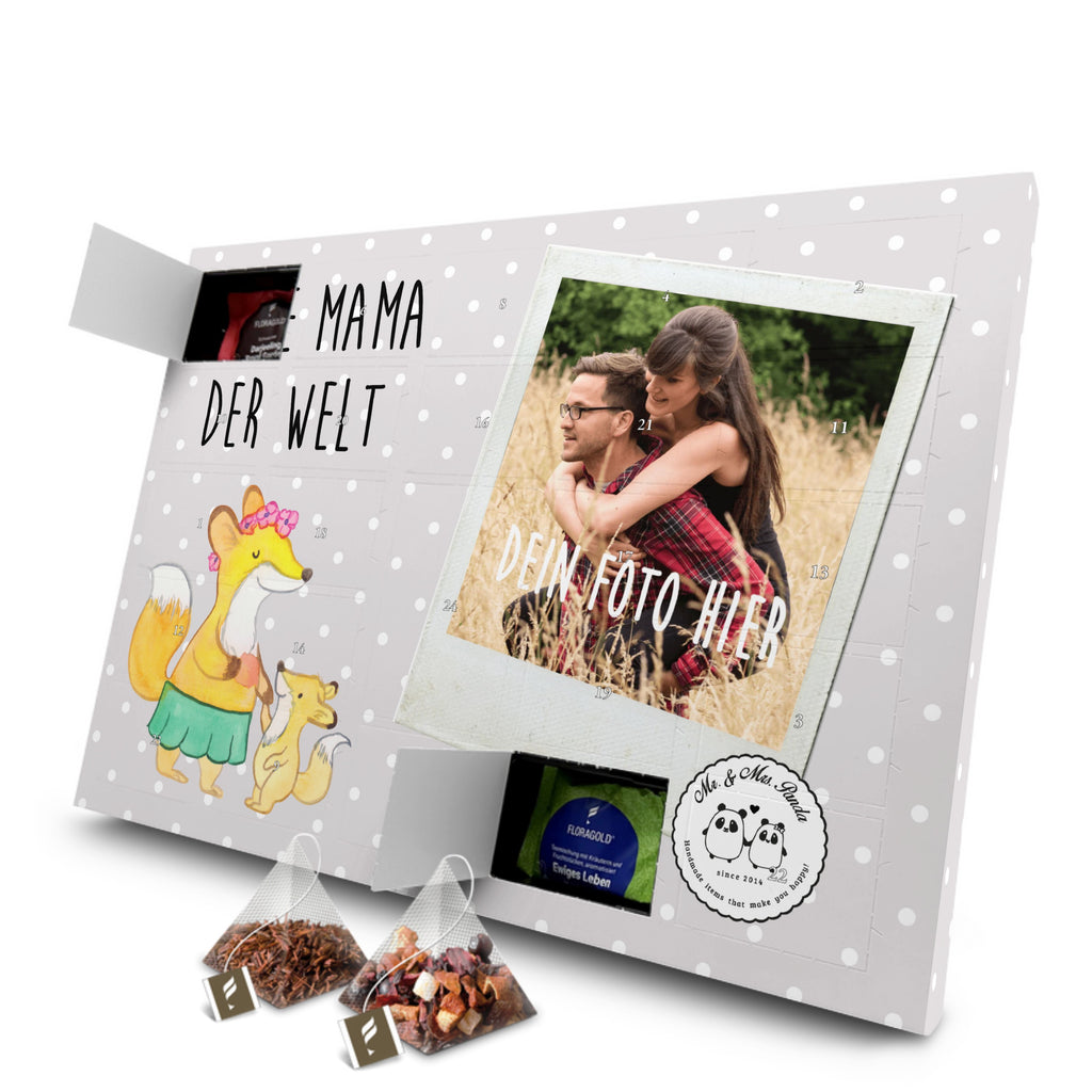 Personalisierter Tee Foto Adventskalender Fuchs Beste Mama der Welt Personalisierter Tee Adventskalender, für, Dankeschön, Geschenk, Schenken, Geburtstag, Geburtstagsgeschenk, Geschenkidee, Danke, Bedanken, Mitbringsel, Freude machen, Geschenktipp, Mama, Mami, Mutter, Muttertag, Mutti, Ma, Tochter, Sohn, Beste Mama, Beste, Supermama