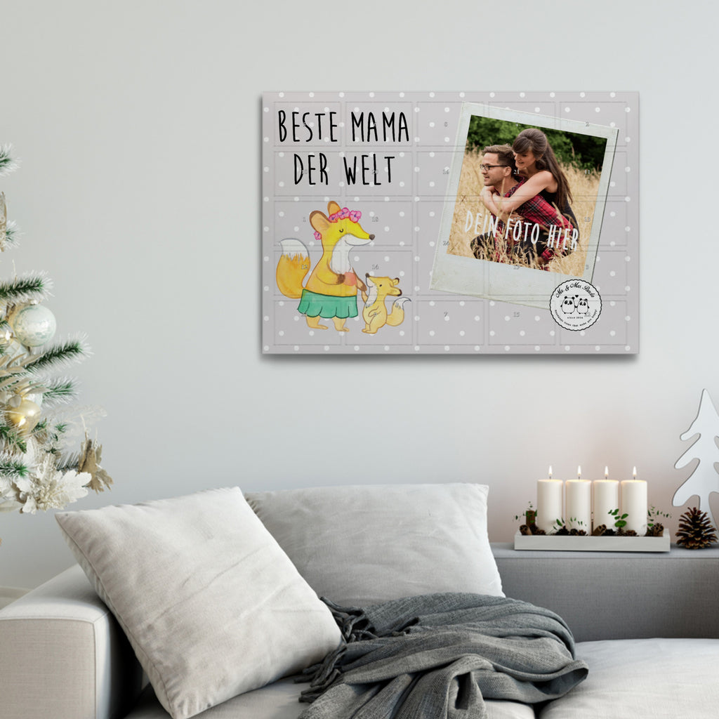 Personalisierter Tee Foto Adventskalender Fuchs Beste Mama der Welt Personalisierter Tee Adventskalender, für, Dankeschön, Geschenk, Schenken, Geburtstag, Geburtstagsgeschenk, Geschenkidee, Danke, Bedanken, Mitbringsel, Freude machen, Geschenktipp, Mama, Mami, Mutter, Muttertag, Mutti, Ma, Tochter, Sohn, Beste Mama, Beste, Supermama