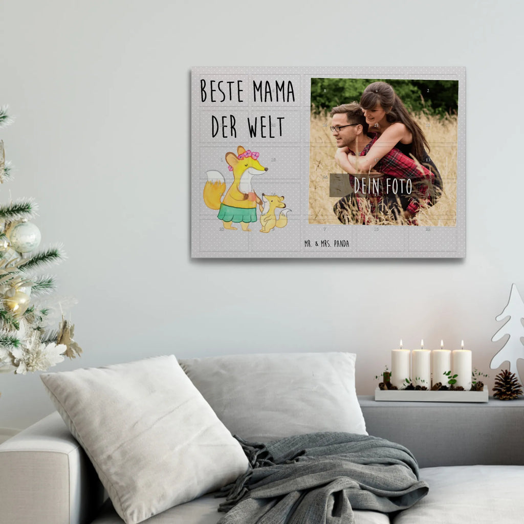 Personalisierter Tee Foto Adventskalender Fuchs Beste Mama der Welt Personalisierter Tee Foto Adventskalender, für, Dankeschön, Geschenk, Schenken, Geburtstag, Geburtstagsgeschenk, Geschenkidee, Danke, Bedanken, Mitbringsel, Freude machen, Geschenktipp, Mama, Mami, Mutter, Muttertag, Mutti, Ma, Tochter, Sohn, Beste Mama, Beste, Supermama