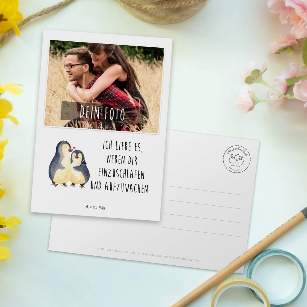 Personalisierte Foto Postkarte Pinguine Einschlafen Personalisierte Foto Postkarte, Liebe, Partner, Freund, Freundin, Ehemann, Ehefrau, Heiraten, Verlobung, Heiratsantrag, Liebesgeschenk, Jahrestag, Hocheitstag, Valentinstag, Geschenk für Frauen, Hochzeitstag, Mitbringsel, Geschenk für Freundin, Geschenk für Partner, Liebesbeweis, für Männer, für Ehemann