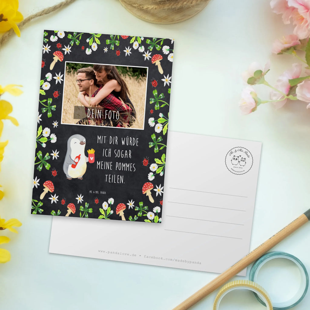 Personalisierte Foto Postkarte Pinguin Pommes Personalisierte Foto Postkarte, Liebe, Partner, Freund, Freundin, Ehemann, Ehefrau, Heiraten, Verlobung, Heiratsantrag, Liebesgeschenk, Jahrestag, Hocheitstag, Valentinstag, Geschenk für Frauen, Hochzeitstag, Mitbringsel, Geschenk für Freundin, Geschenk für Partner, Liebesbeweis, für Männer, für Ehemann