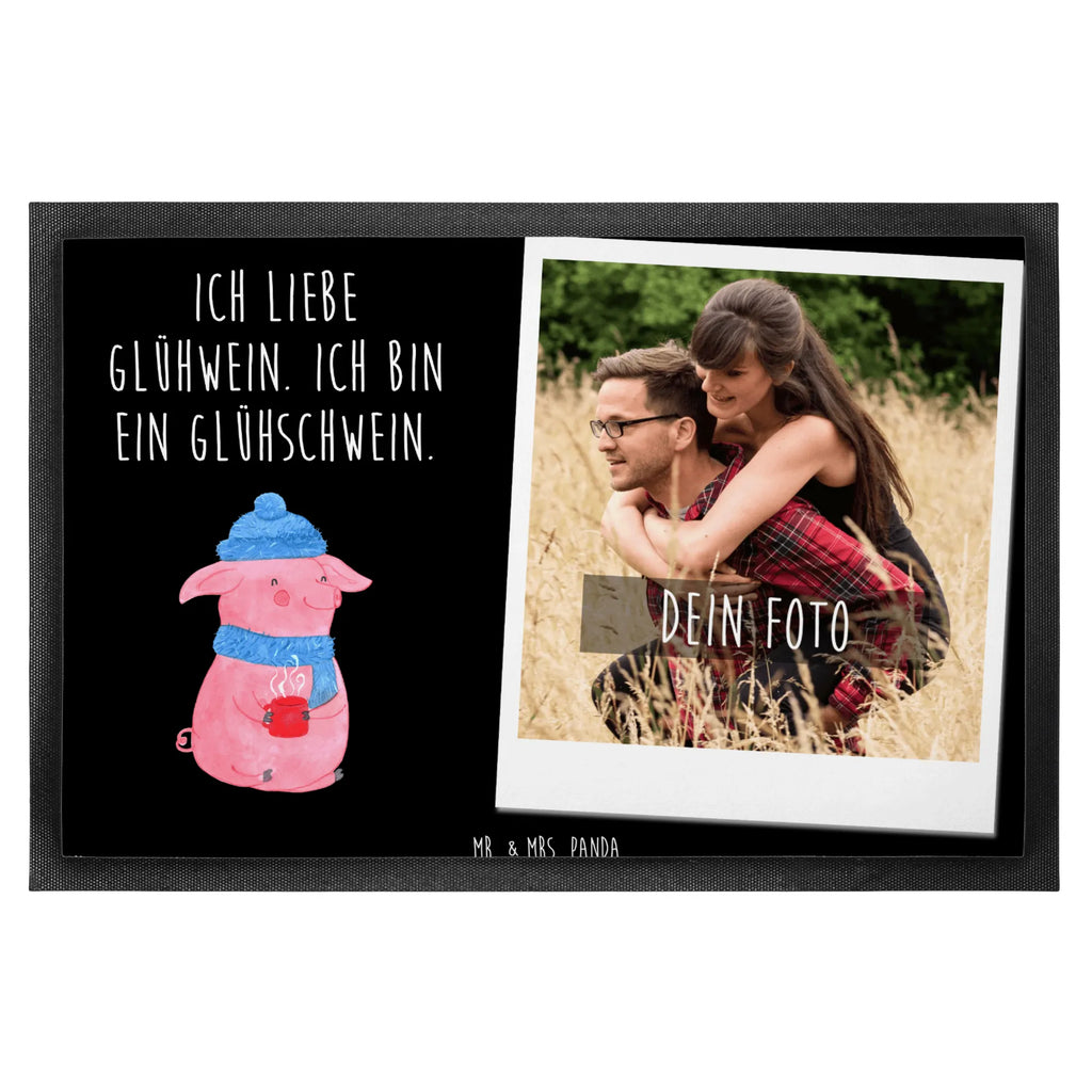 Personalisierte Foto Fußmatte Schwein Glühwein Personalisierte Foto Fußmatte, Winter, Weihnachten, Weihnachtsdeko, Nikolaus, Advent, Heiligabend, Wintermotiv, Glühschwein, Glühwein, Weihnachtsmarkt, Punsch