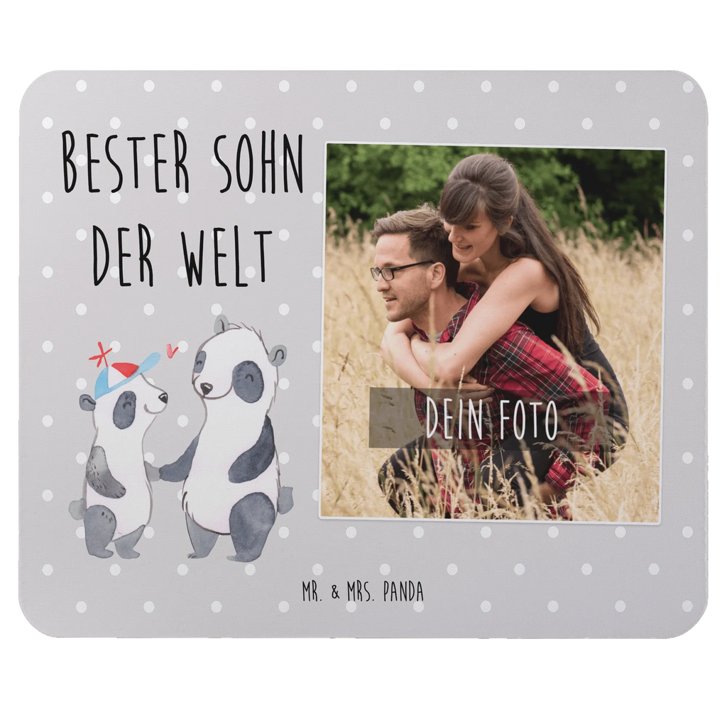 Personalisiertes Foto Mauspad Panda Bester Sohn der Welt Personalisiertes Foto Mauspad, für, Dankeschön, Geschenk, Schenken, Geburtstag, Geburtstagsgeschenk, Geschenkidee, Danke, Bedanken, Mitbringsel, Freude machen, Geschenktipp, Sohn, Sohnemann, Söhnchen, Bube, Bub, Nachwuchs, Nachkomme, Kind, Familie, Vater, Belohnung