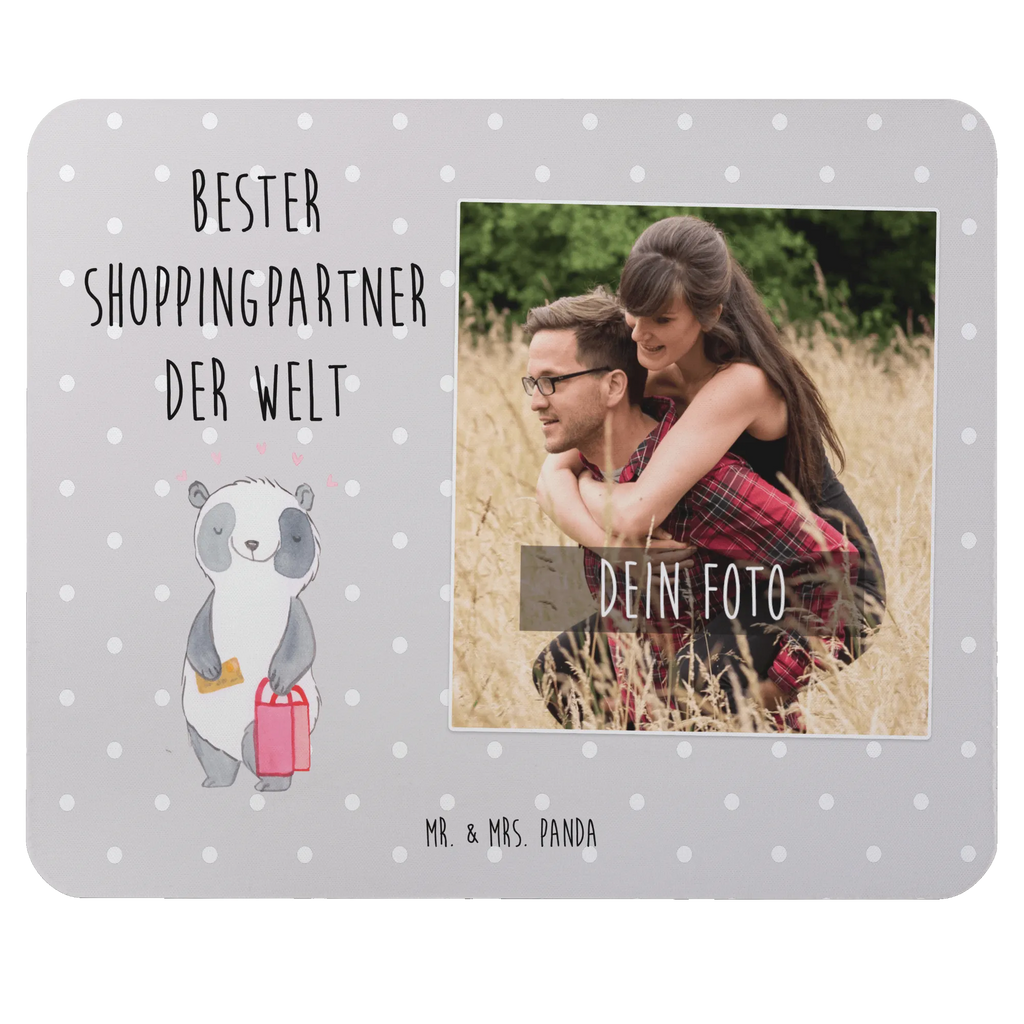 Personalisiertes Foto Mauspad Panda Bester Shoppingpartner der Welt Personalisiertes Foto Mauspad, für, Dankeschön, Geschenk, Schenken, Geburtstag, Geburtstagsgeschenk, Geschenkidee, Danke, Bedanken, Mitbringsel, Freude machen, Geschenktipp, Shoppingpartner, Shoppen, Begleitung, Partner, Freundin, Freund, bff, Shopping, Einkaufen, Shopping-Queen, Queen, Bester