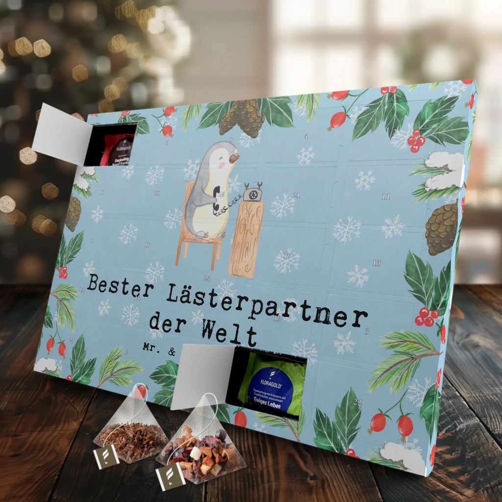 Tee Adventskalender Pinguin Bester Lästerpartner der Welt Adventskalender, Kerzen Adventskalender, Duftkerzen Adventskalender, für, Dankeschön, Geschenk, Schenken, Geburtstag, Geburtstagsgeschenk, Geschenkidee, Danke, Bedanken, Mitbringsel, Freude machen, Geschenktipp, Lästerpartner, Lesterpartner, lestern, Lästerschwester, Lästern, beste Freundin, Freundin, Spaß, bff